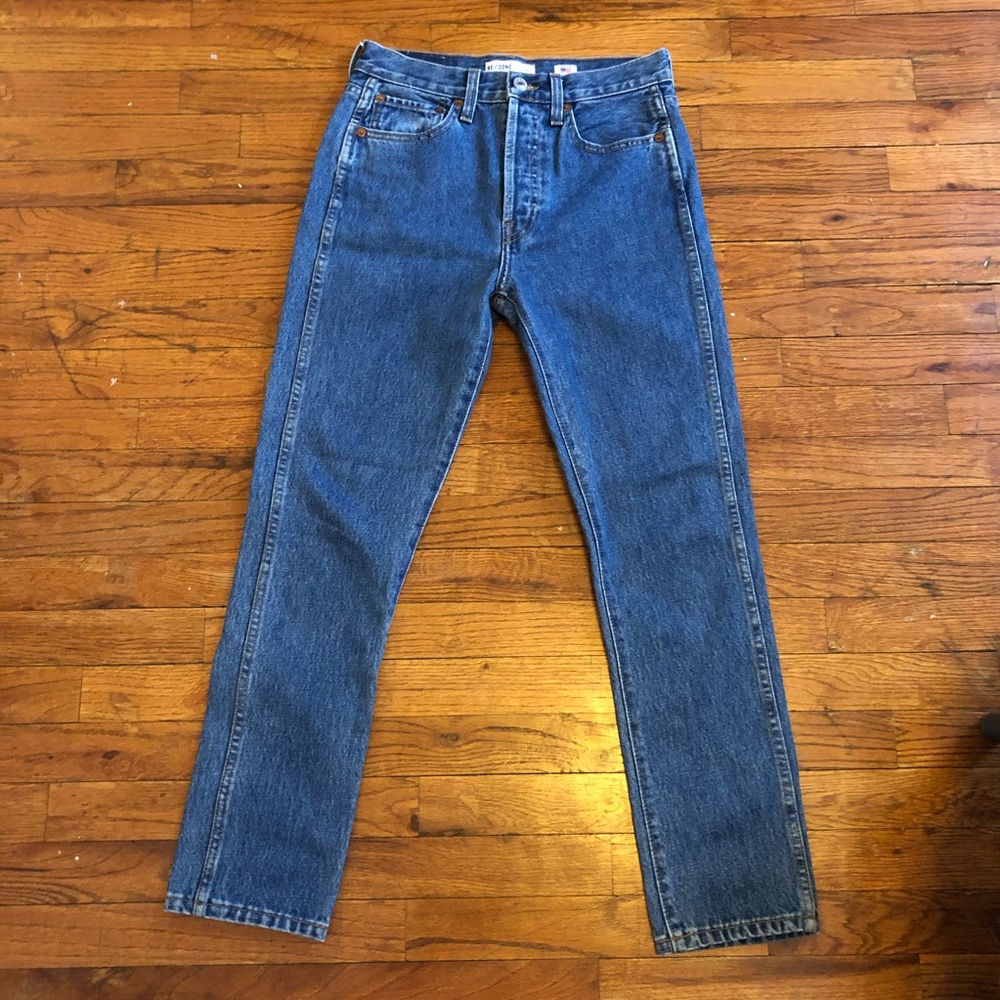 RE/DONE originals double needle crop